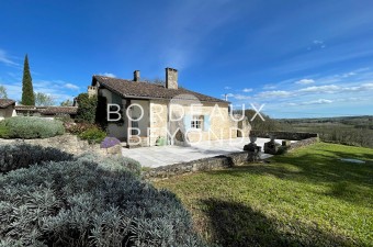 This beautiful stone property is located in a quiet, elevated position with stunning views of the surrounding countryside.